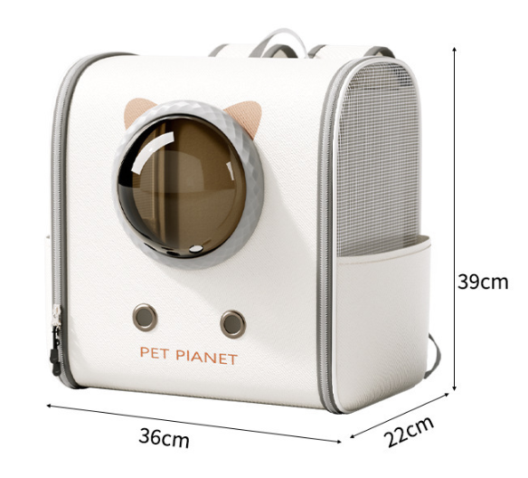 Load image into Gallery viewer, [Up to 10KG] Portable Lightweight Breathable Mesh Transparent Window Pet Cat Dog Carrying Bag
