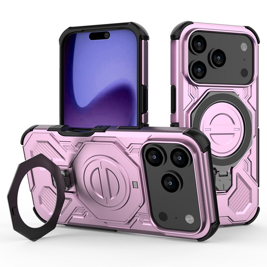 [Magsafe Compatible][Built-in Stand] Apple iPhone 17/Air/Pro/Max - Shield Shockproof Rugged Heavy Duty Case - i-Station Mobile Phone & Electronic Device Repair and Accessories