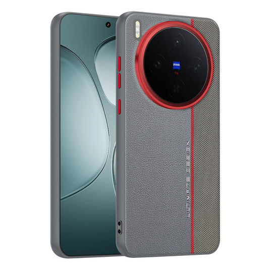 Vivo X300/Pro - Business Leather Full-Cover Shockproof Protective Case - i-Station Mobile Phone & Electronic Device Repair and Accessories