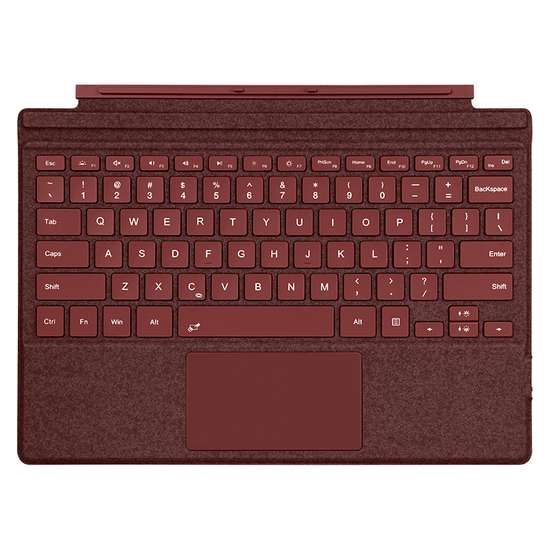Chargez l&#39;image dans la visionneuse de la galerie, [With RGB Backlit] Microsoft Surface Pro 3/4/5/6/7/7 Plus - Compatible Ultra Thin Wireless Bluetooth Magnetic Touch Keyboard

