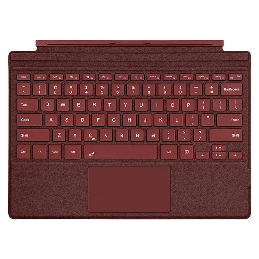 [With RGB Backlit] Microsoft Surface Pro 3/4/5/6/7/7 Plus - Compatible Ultra Thin Wireless Bluetooth Magnetic Touch Keyboard