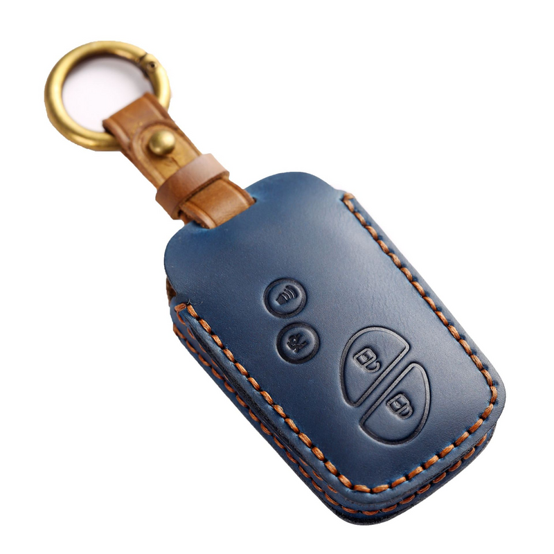 Cargue la imagen en el visor de la galería, Lexus Handcrafted Genuine Leather Car Key Fob Case Cover For RX270, ES240, LX570
