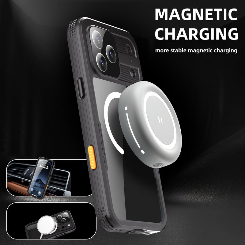 Cargue la imagen en el visor de la galería, [Magsafe Compatible] [Mars Series] Apple iPhone 17/Air/Pro/Pro Max Shellbox Full Covered Waterproof Heavy Duty Tough Armor Case - i-Station Mobile Phone &amp; Electronic Device Repair and Accessories
