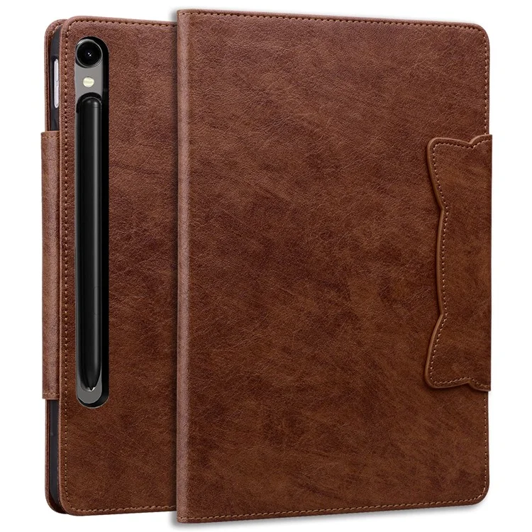 Cargue la imagen en el visor de la galería, [With Card Slot] Samsung Galaxy Tab S10 FE Plus (2025) 13.1“ - Business Full Covered PU Leather Flip Case With Magnetic Clasp - Polar Tech Australia
