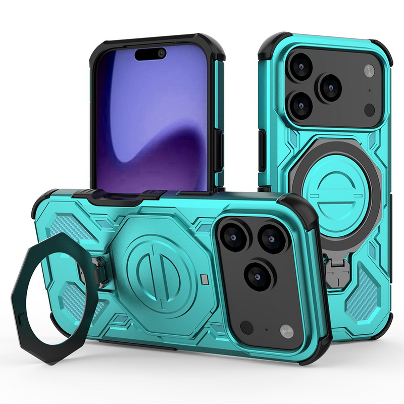 Cargue la imagen en el visor de la galería, [Magsafe Compatible][Built-in Stand] Apple iPhone 17/Air/Pro/Max - Shield Shockproof Rugged Heavy Duty Case - i-Station Mobile Phone &amp; Electronic Device Repair and Accessories
