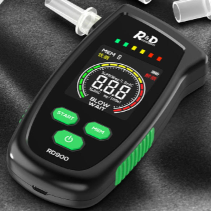 Cargue la imagen en el visor de la galería, [RD900] R&amp;D Alcohol Tester Rechargeable Digital Breath Tester Breathalyzer Gas Alcohol Detector for Personal &amp; Professional Use - Polar Tech Australia
