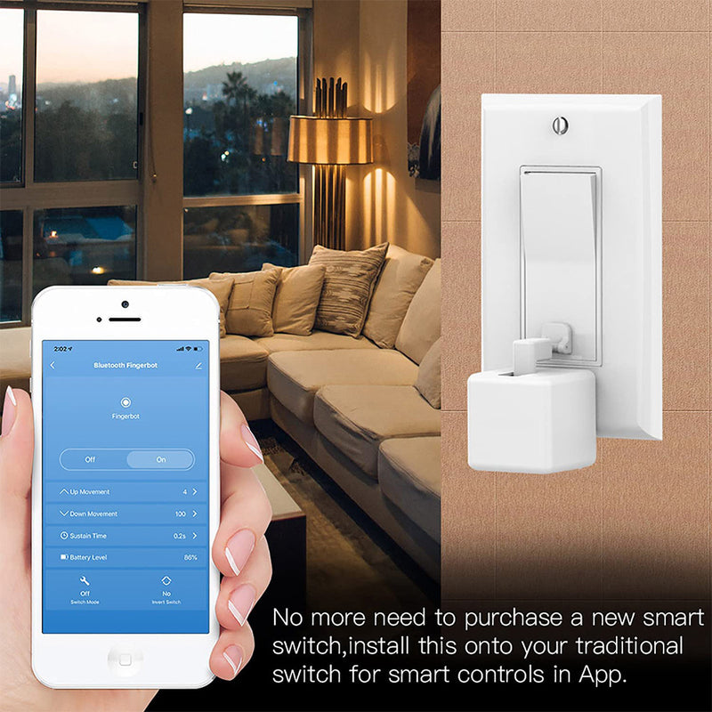 Cargue la imagen en el visor de la galería, [TUYA Smart Home] Smart Bluetooth Switch Remote Control Button Pusher Finger Robot Fingerbot - Polar Tech Australia

