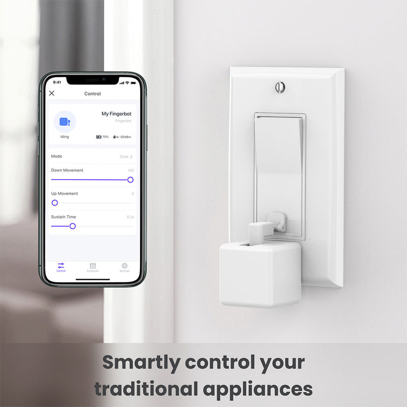Cargue la imagen en el visor de la galería, [TUYA Smart Home] Smart Bluetooth Switch Remote Control Button Pusher Finger Robot Fingerbot - Polar Tech Australia
