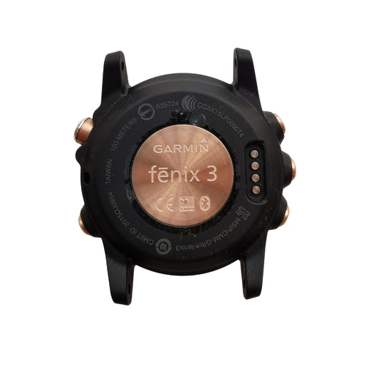 Garmin Watch Fenix 3 51MM- Back Battery Case Rear Cover Housing  Charging Port Replace Part - Polar Tech Australia