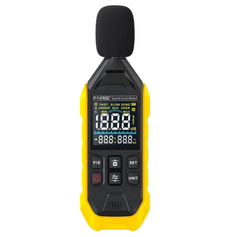 Chargez l&#39;image dans la visionneuse de la galerie, [FDM01] FNIRSI Digital Noise Meter Sound Level Meter Handheld DB Meter 30~130dB Audio Measuring Instrument 600mah lithium Battery - Polar Tech Australia
