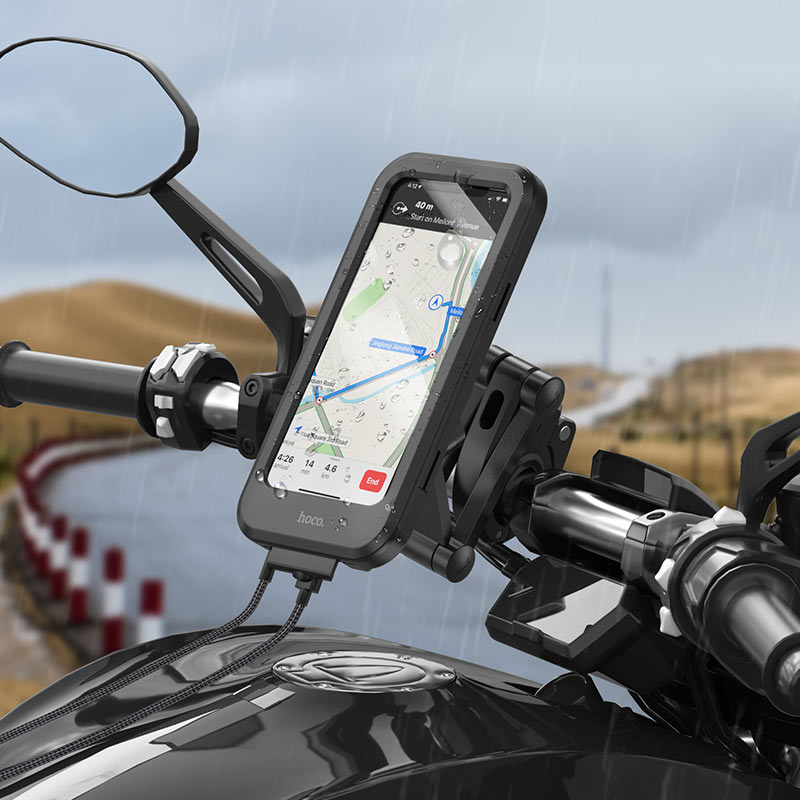 Load image into Gallery viewer, [CA101] HOCO Universal Bicycle &amp; Motorcycle Waterproof Mobile Phone Holder - Polar Tech Australia

