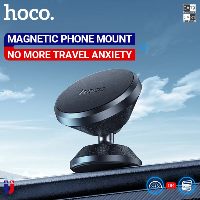Cargue la imagen en el visor de la galería, [CA81] HOCO Universal Super Strong Magnetic Magnet Lightweight Mobile Phone Mount Holder - Polar Tech Australia
