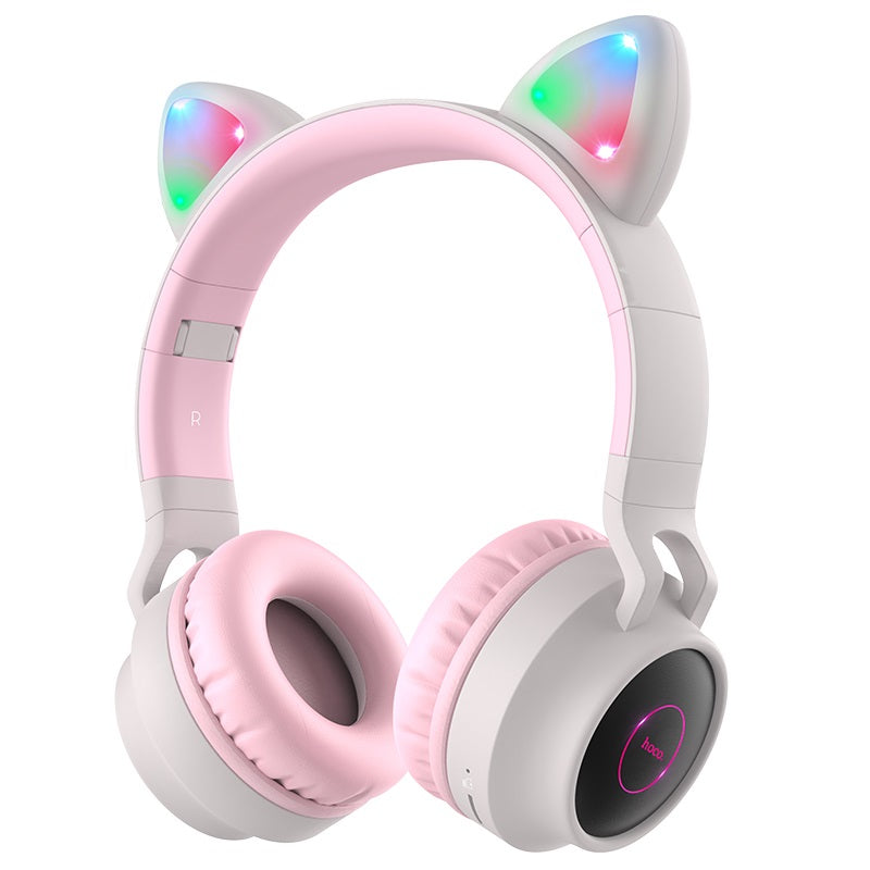 Load image into Gallery viewer, [W27] HOCO Wireless RBG Light Effect Cat Ear Cute Style Girl Gaming Earphone Earpod Headphone - Polar Tech Australia
