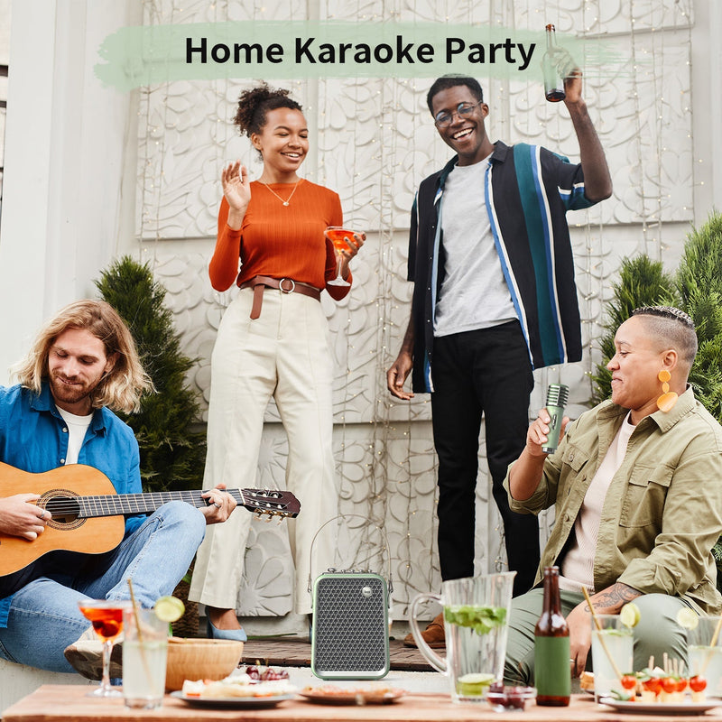 Cargue la imagen en el visor de la galería, Divoom Songbird-HQ Portable Karaoke Bluetooth Speaker | Home KTV Sound Set 50W Powerful Sound, 6 Microphone Modes, Bluetooth 5.2 Connectivity, 36Wh Battery Capacity
