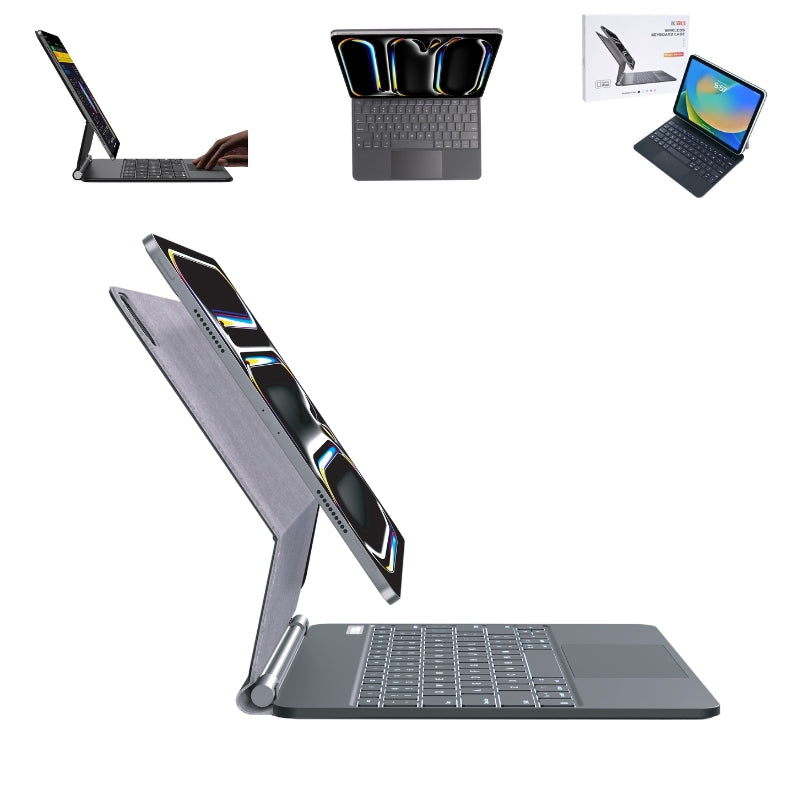 Cargue la imagen en el visor de la galería, [Magic Keybord] Apple iPad Air 4/5 &amp; Pro 11“ &amp; Air 11” M2/M3 (2024/2025) - Precision Multi-Touch Trackpad Magnetic Smart Wireless Keyboard Case With Backlit Keys - i-Station Mobile Phone &amp; Electronic Device Repair and Accessories

