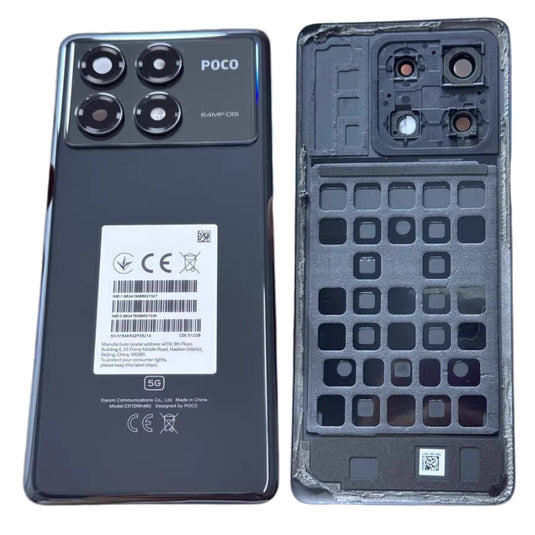 [With Camera Lens] XIAOMI Poco X6 Pro - Back Rear Battery Glass Panel Cover - Polar Tech Australia