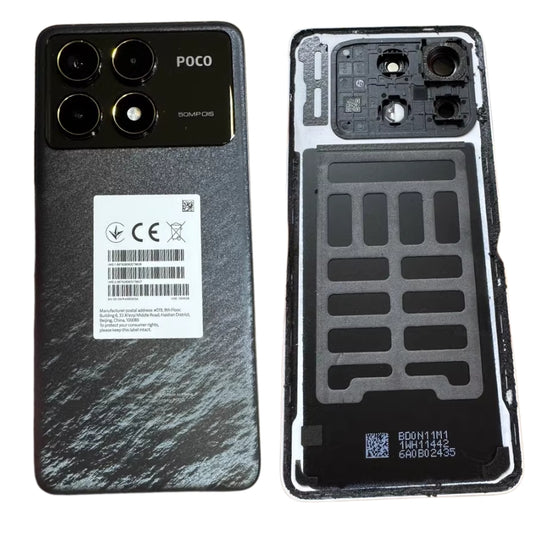 [With Camera Lens] XIAOMI Poco F6 Pro - Back Rear Battery Glass Panel Cover - Polar Tech Australia