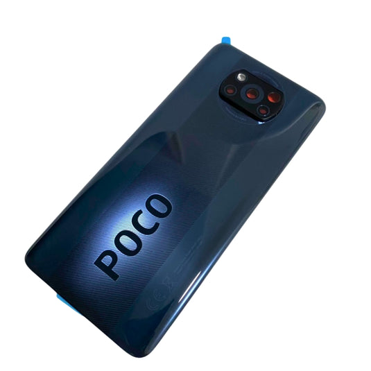 [With Camera Lens] XIAOMI Poco X3/X3 NFC - Back Rear Battery Glass Panel Cover - Polar Tech Australia