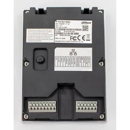 Load image into Gallery viewer, [EX-DEMO][DHI-VTO2202F-P-S2] Dahua IP or 2-Wire Video 1 Button Silver Residential Intercom Door Station with 2MP Camera IP65 and IK07
