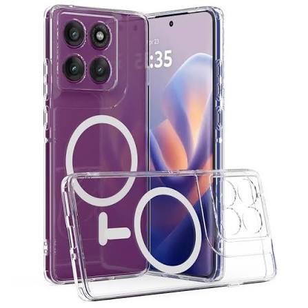 Motorola Moto Edge 60 Pro  - Transparent TPU Magsafe Magnet Phone Case - Polar Tech Australia