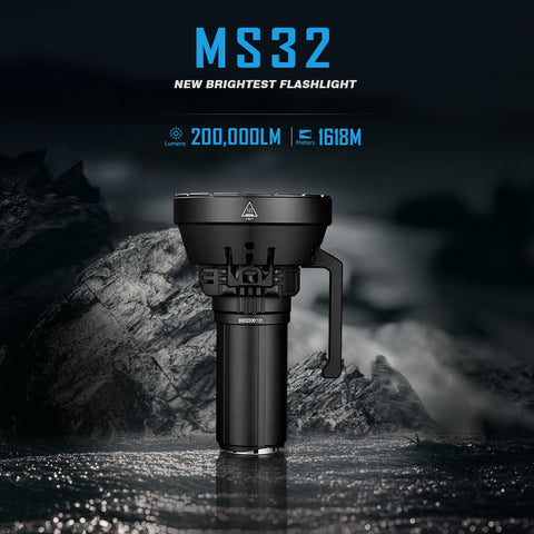 Load image into Gallery viewer, [MS32] IMALENT Brightest Powerful Flashlight 200,000 Lumens, 1618 Meter Throw - Polar Tech Australia
