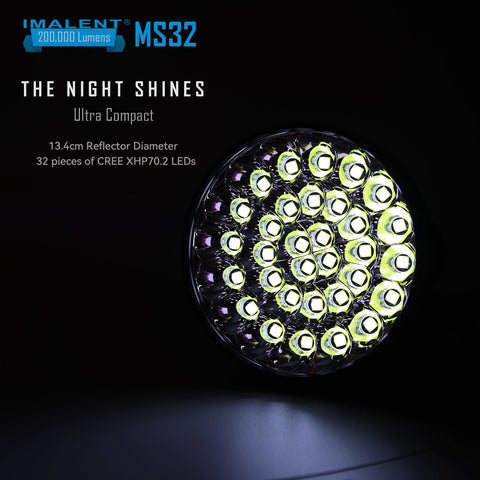 Load image into Gallery viewer, [MS32] IMALENT Brightest Powerful Flashlight 200,000 Lumens, 1618 Meter Throw - Polar Tech Australia

