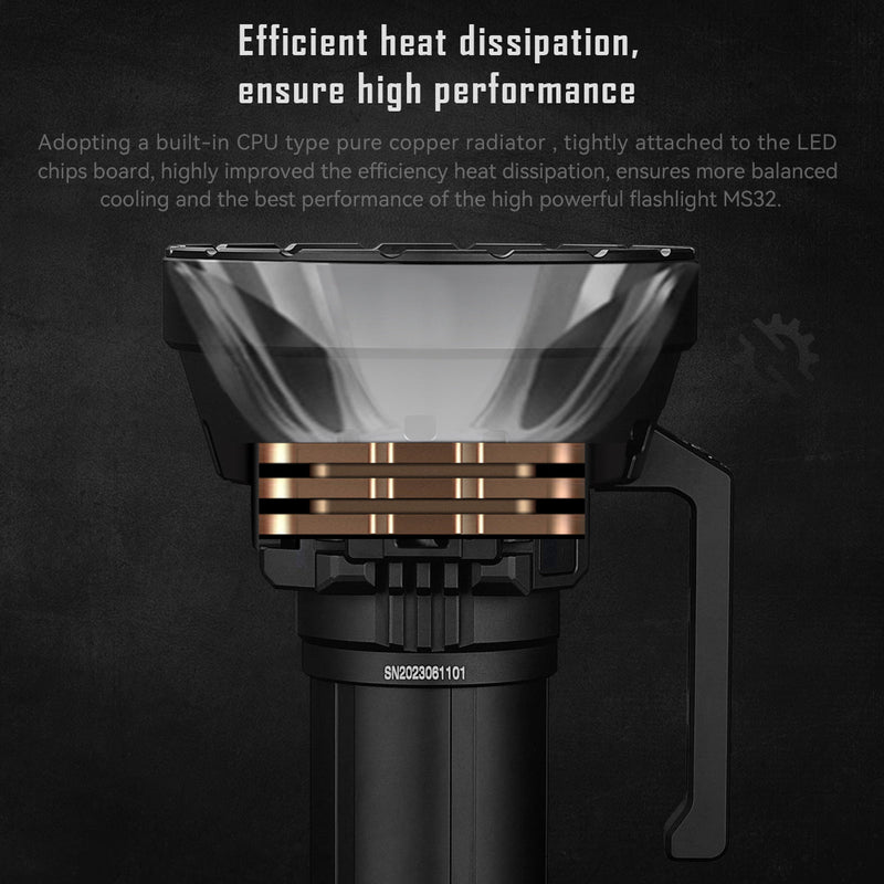 Load image into Gallery viewer, [MS32] IMALENT Brightest Powerful Flashlight 200,000 Lumens, 1618 Meter Throw - Polar Tech Australia
