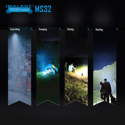 Load image into Gallery viewer, [MS32] IMALENT Brightest Powerful Flashlight 200,000 Lumens, 1618 Meter Throw - Polar Tech Australia
