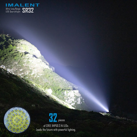 Load image into Gallery viewer, [SR32] IMALENT Longest Throw Flashlight 120,000 Lumens , 2080 meters
