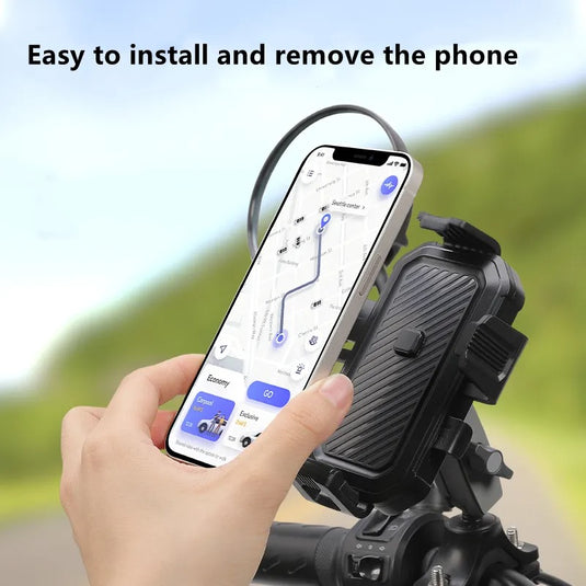 [F-03] Universal Bicycle & Motorcycle Mobile Phone Holder Handlebar Mount Holder