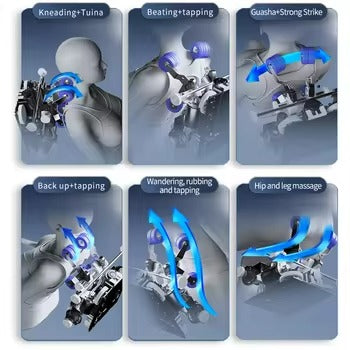 [i918][Voice Control][AI Version] Luxury iMassage 9D Full-body Multi-function Zero-Gravity Large Wide Massage Chair