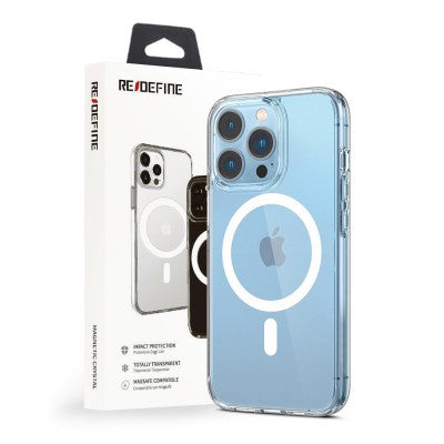 [Magsafe Compatible] Redefine Hybrid Apple iPhone 14/14 Plus/14 Pro/14 Pro Max Magnetic Transparent Rugged Clear Shockproof Case Cover