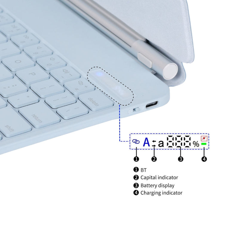Cargue la imagen en el visor de la galería, [Magic Keybord] Apple iPad Air 4/5 &amp; Pro 11“ &amp; Air 11” M2/M3 (2024/2025) - Precision Multi-Touch Trackpad Magnetic Smart Wireless Keyboard Case With Backlit Keys - i-Station Mobile Phone &amp; Electronic Device Repair and Accessories
