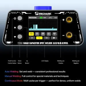[W09] Mechanic W09 1100A Handheld Miniature Faraday Capacitor Spot Welder - Polar Tech Australia