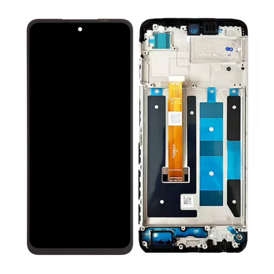 [With Frame] OPPO A58 4G (CPH2577) LCD Touch Digitiser Display Screen Assembly - Polar Tech Australia