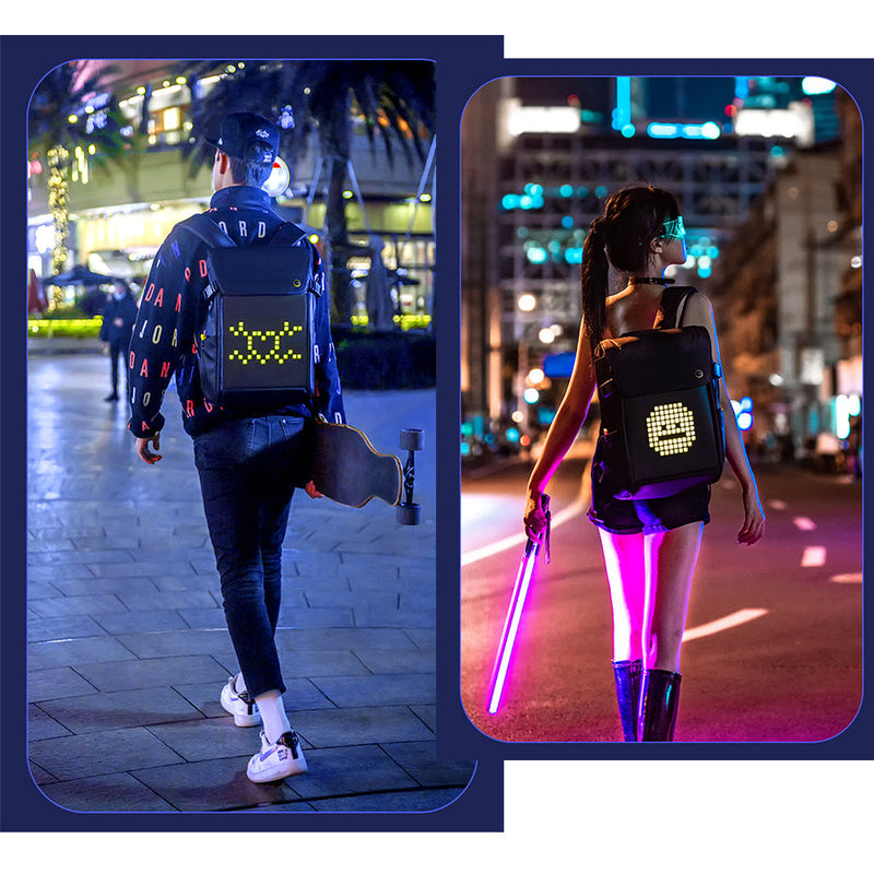 Load image into Gallery viewer, Pixoo Backpack-M Innovative Smart LED Backpack Perfect Gift - Polar Tech Australia
