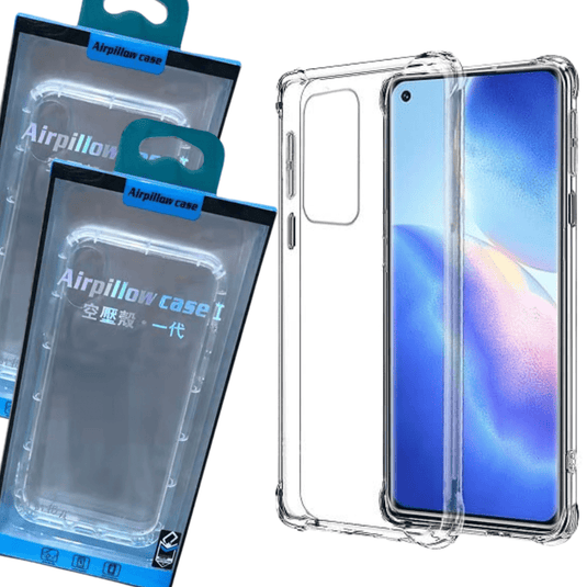 OPPO Find X3 / Find X3 Pro Trasnsparent Airpillow Air Cushion Shock proof Case - Polar Tech Australia