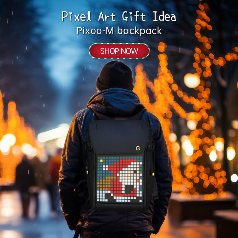 Load image into Gallery viewer, Pixoo Backpack-M Innovative Smart LED Backpack Perfect Gift - Polar Tech Australia
