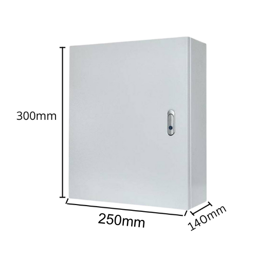 Load image into Gallery viewer, Electrical Enclosure CCTV/Alarm Security Equipment Lockable Safe Metal Box Wall Mount - Polar Tech Australia
