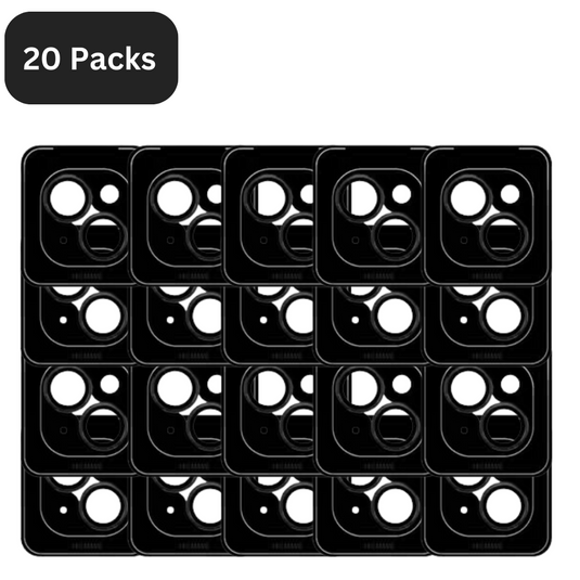 [Black Aluminium Alloy] iPhone 16 & 16 Plus - Back Rear Camera Lens Glass Protector - Polar Tech Australia