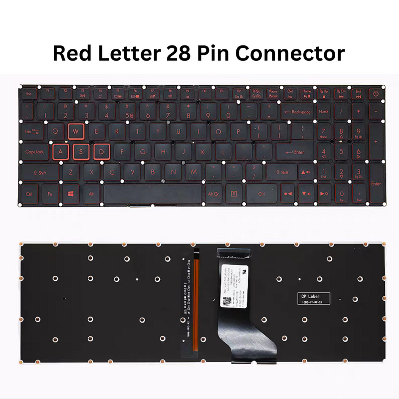 Cargue la imagen en el visor de la galería, Acer Nitro 5 AN515-42 AN515-52 N17C1 Replacement Keyboard US Layout - Polar Tech Australia
