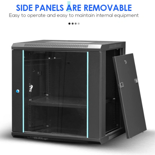 Load image into Gallery viewer, [Assembled] 6U 9U 12U Heavy Duty Network Server CCTV PoE Switch Wall Mount Cabinet Rack Lockable Enclosure - Polar Tech Australia

