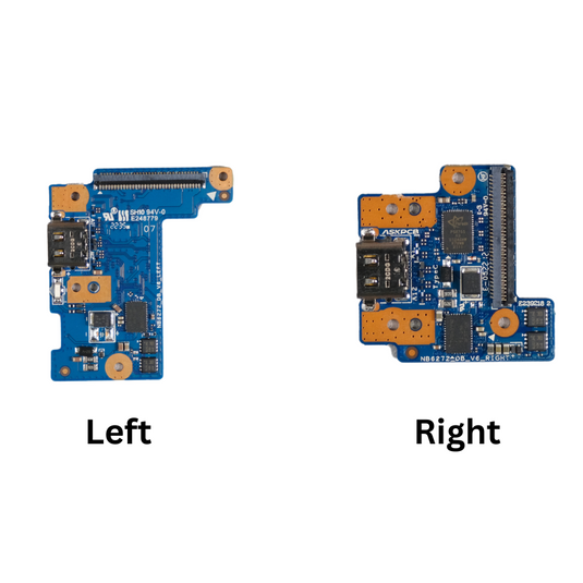 Lenovo IdeaPad Duet 3 Chromebook 11Q727 82T6 - Left & Right Charging Port Sub Board