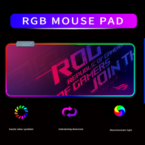 [40x90cm] Large Size RGB Light Effect Cool Gaming Keyboard Mouse Desktop Pad - Polar Tech Australia