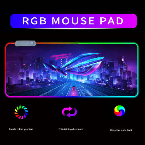 [40x90cm] Large Size RGB Light Effect Cool Gaming Keyboard Mouse Desktop Pad - Polar Tech Australia