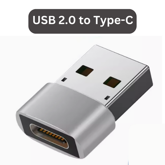 USB-A USB 2.0 to Type-C USB C Port OTG Adapter - Polar Tech Australia