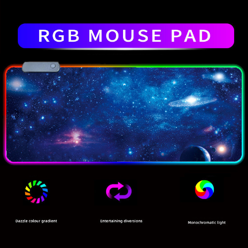 Load image into Gallery viewer, [40x90cm] Large Size RGB Light Effect Cool Gaming Keyboard Mouse Desktop Pad - Polar Tech Australia
