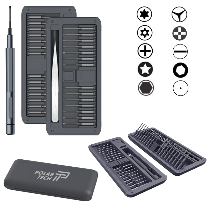 Load image into Gallery viewer, [GTN30][30 in 1] Polar Tech Premium Quality Precision Screwdriver Set Magnetic Bits Aluminium Alloy Handle Screwdriver for iPhone Computer Repair Tools - Polar Tech Australia
