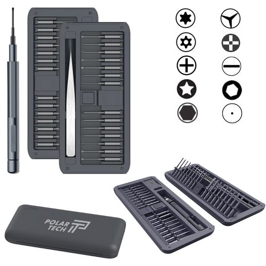 [GTN30][30 in 1] Polar Tech Premium Quality Precision Screwdriver Set Magnetic Bits Aluminium Alloy Handle Screwdriver for iPhone Computer Repair Tools - Polar Tech Australia