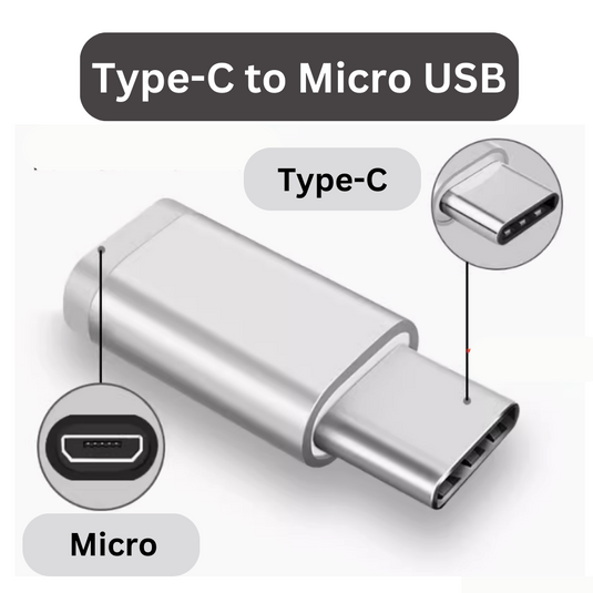 Type-C USB-C To Micro USB C Port OTG Adapter - Polar Tech Australia
